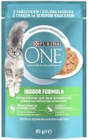 Photos - Cat Food Purina ONE Indoor Tuna/Green Bean 85 g 