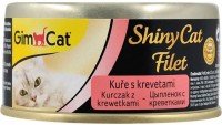 Photos - Cat Food Gimpet Adult Shiny Cat Filet Chicken/Shrimps 70 g 