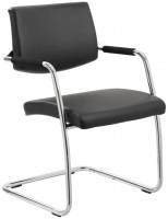 Photos - Chair Dynamic Havanna Visitor Bonded Leather 