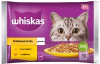 Photos - Cat Food Whiskas 7+ Poultry Feasts in Jelly 4 pcs 