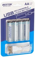 Photos - Battery Beston 4xAA 1460 mAh USB Type-C 