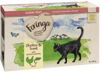 Photos - Cat Food Feringa Classic Meat Menu Trout/Chicken 12 pcs 