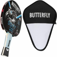 Photos - Table Tennis Bat Butterfly Timo Boll SG77 + Cover 