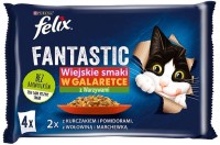 Photos - Cat Food Felix Fantastic Country Flavors in Jelly 4 pcs 