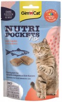 Photos - Cat Food GimCat Nutri Pockets Fish 60 g 