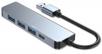 Photos - Card Reader / USB Hub Tech-Protect V0-HUB Adapter 5in1 