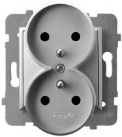 Photos - Socket Ospel Aria GP-2URZ/m/18 silver