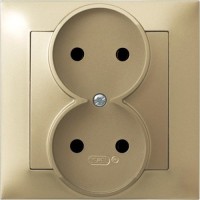 Photos - Socket Ospel Impresja GP-2Y/28 golden