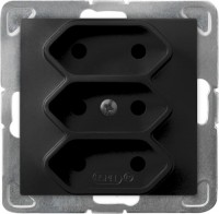 Photos - Socket Ospel Impresja GP-3Y/m/33 black