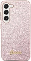 Photos - Case GUESS Glitter Script for Galaxy S24 