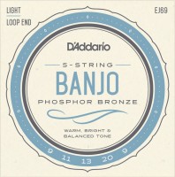 Photos - Strings DAddario Phosphor Bronze Banjo 9-20 