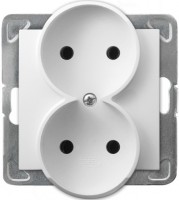 Photos - Socket Ospel Impresja GP-2YR/m/00 white