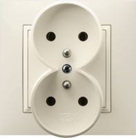 Photos - Socket Ospel Aria GP-2UZP/27 ivory