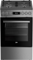 Photos - Cooker Beko FSM 52339 TXDS stainless steel