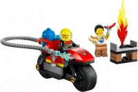 Photos - Construction Toy Lego Fire Rescue Motorcycle 60410 