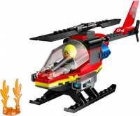 Construction Toy Lego Fire Rescue Helicopter 60411 