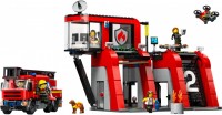 Construction Toy Lego Fire Station with Fire Truck 60414 