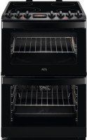 Photos - Cooker AEG CCB6740MCB black