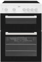 Photos - Cooker Beko KTC 611 W white