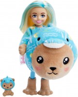 Photos - Doll Barbie Cutie Reveal Chelsea Teddy Bear as Dolphin HRK30 