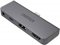 Card Reader / USB Hub Choetech USB-C Hub 4 in1 60W PD 