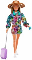 Photos - Doll Barbie Holiday Fun HGM54 
