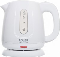 Photos - Electric Kettle Adler AD 1373 850 W 1 L  white