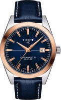 Photos - Wrist Watch TISSOT Gentleman Powermatic 80 Silicium Solid 18k Gold Bezel T927.407.46.041.00 