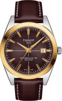 Photos - Wrist Watch TISSOT Gentleman Powermatic 80 Silicium Solid 18k Gold Bezel T927.407.46.291.01 