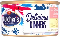 Photos - Cat Food Butchers Delicious Dinners Salmon/Shrimps 85 g 