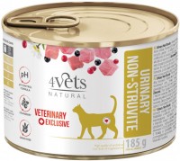 Photos - Cat Food 4Vets Natural Urinary No-Struvit Cat Canned 185 g 