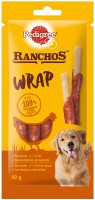 Photos - Dog Food Pedigree Ranchos Wrap 40 g 