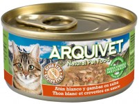 Photos - Cat Food Arquivet Natural Adult Tuna/Shrimps 80 g 