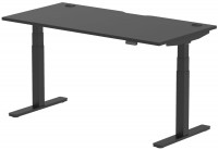 Photos - Office Desk Dynamic Air Black Series with Cable Ports (1600 mm) 
