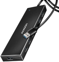 Photos - Card Reader / USB Hub Axagon HUE-F7A 