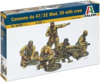 Photos - Model Building Kit ITALERI Cannone da 47/32 Mod. 39 with Crew (1:35) 