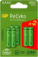 Photos - Battery GP Recyko  6xAAA 950 mAh