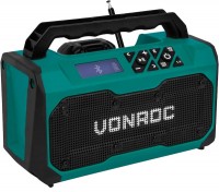 Photos - Portable Speaker Vonroc Jobsite radio 20V Incl. battery 