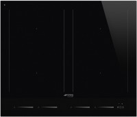 Photos - Hob Smeg SIM1644D black