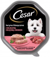 Photos - Dog Food Cesar Classic Terrine Veal/Poultry 150 g 1