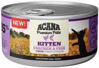 Photos - Cat Food ACANA Premium Pate Kitten Chicken/Fish 85 g 