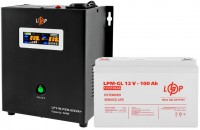 Photos - UPS Logicpower LPY-W-PSW-800VA Plus + LPM-GL 12V 100 Ah 800 VA