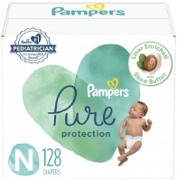 Photos - Nappies Pampers Pure Protection Newborn / 128 pcs 