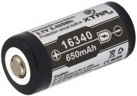 Photos - Battery XTAR 1x16340 650 mAh 