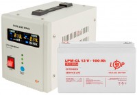 Photos - UPS Logicpower LPY-PSW-800VA Plus + LPM-GL 12V 100 Ah 800 VA