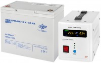 Photos - UPS Logicpower LPY-PSW-800VA Plus + LPM-MG 12V 55 Ah 800 VA