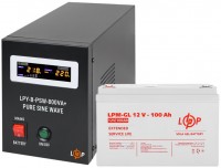Photos - UPS Logicpower LPY-B-PSW-800VA Plus + LPM-GL 12V 100 Ah 800 VA