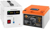 Photos - UPS Logicpower LPY-PSW-500VA Plus + LP LiFePO4 12.8V 32 Ah 500 VA