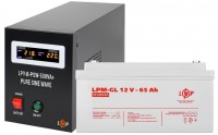 Photos - UPS Logicpower LPY-B-PSW-500VA Plus + LPM-GL 12V 65 Ah 500 VA