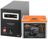 Photos - UPS Logicpower LPY-B-PSW-800VA Plus + LP LiFePO4 LCD 12V 100 Ah 800 VA